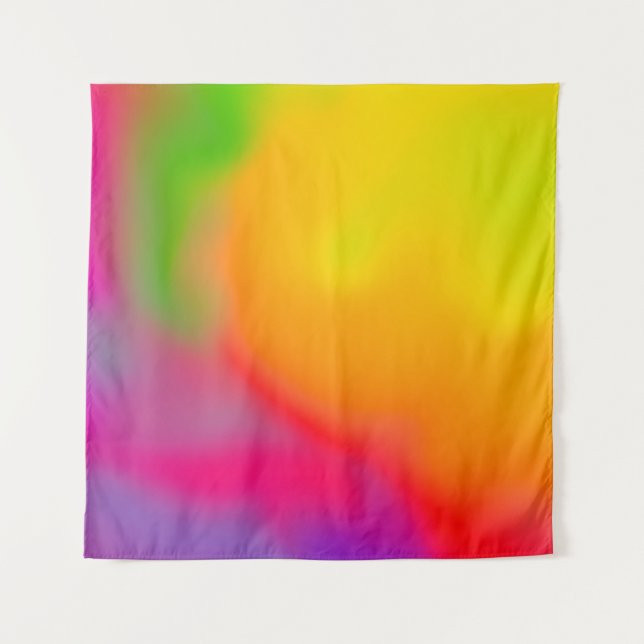 Abstrakter, weicher Hintergrund in Pastellfarben Wandteppich (Vorderseite)