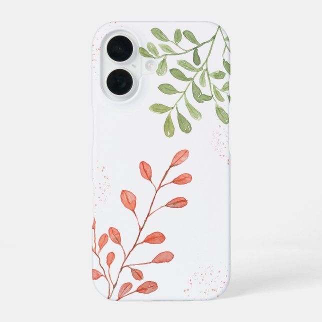 'Abstrakter weicher Pastell-Wasserfarbe' iPhone 16 Hülle (Rückseite)