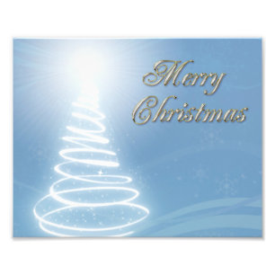 Abstrakter Weihnachtsbaum Fotodruck