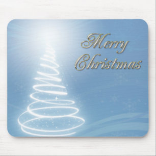 Abstrakter Weihnachtsbaum Mousepad
