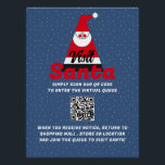 Abstrakter Weihnachtsmann, Besuch Santa, QR Code Q Poster<br><div class="desc">Dieses Poster ist perfekt für jeden,  der ein Santa-Event besucht. Dieses Zeichen dient dazu,  Kunden zum Scannen eines QR-Codes zu bewegen,  um sich der Warteschlange anzuschließen,  um den Weihnachtsmann zu besuchen. Ideal für kommerzielle und einheimische Veranstaltungen.</div>