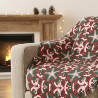 Abstrakter Weihnachtsstern Flüssiges nahtloses Mus Decke
