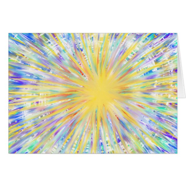 Abstrakter Weihnachtsstern und Biokotierungen (Vorderseite (Horizontal))