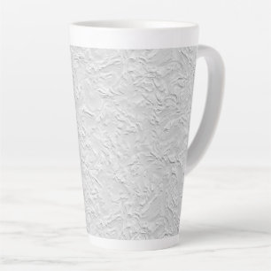 Abstrakter, weißer Stein, einfarbig Milchtasse