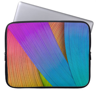 Abstrakter Wellenhintergrund 3D-Abbildung.3d, 3d i Laptopschutzhülle