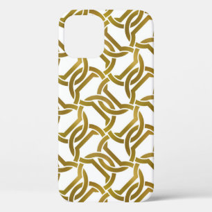 Abstrakter, wiederholbarer Hintergrund der goldene Case-Mate iPhone Hülle