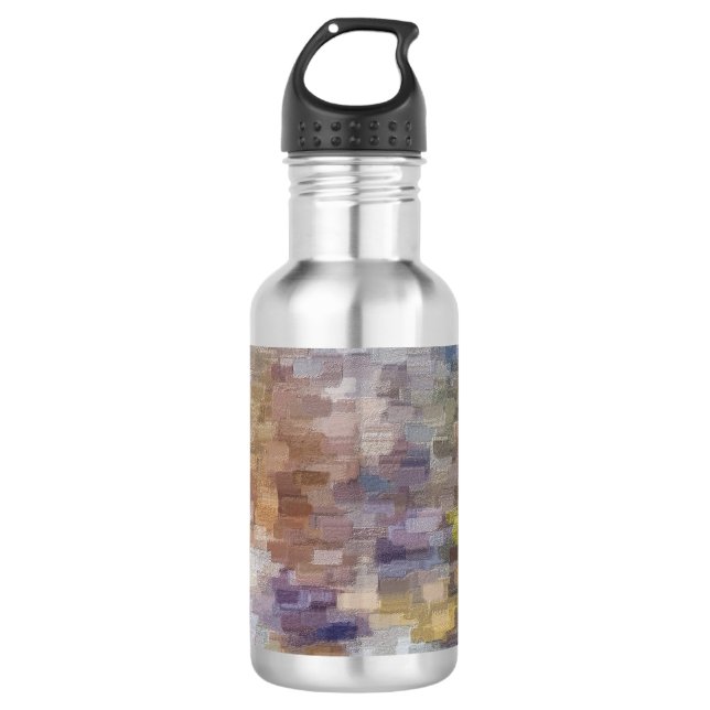 Abstrakter Winterfall Stainless Steel Water B Edelstahlflasche (Vorderseite)