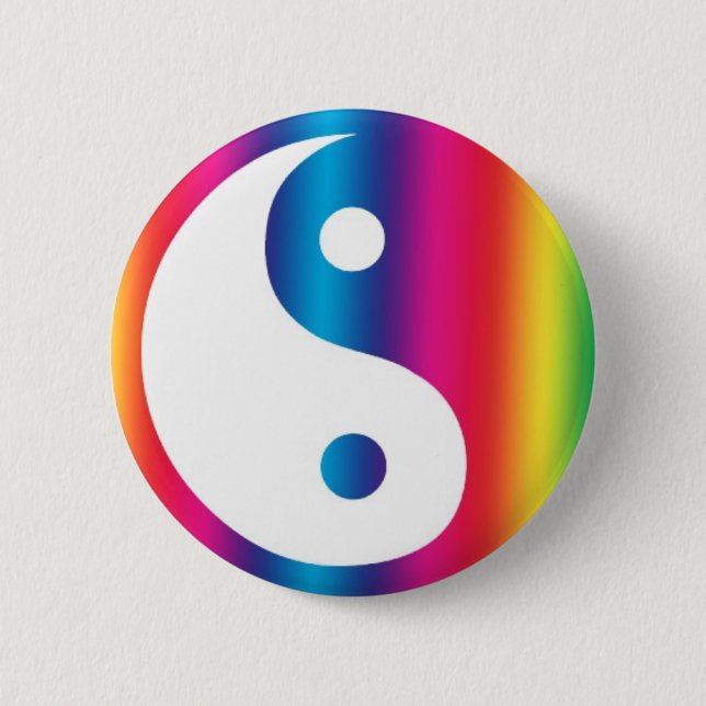 Abstrakter Yenyang-Rucksack-Button-Knopf Button (Vorderseite)