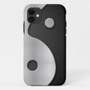 Abstrakter Yin Yang Kohlenstoff-und Metall4g title_seo2