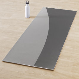 Abstrakter Yogamattel in Schwarz und Weiß Yogamatte