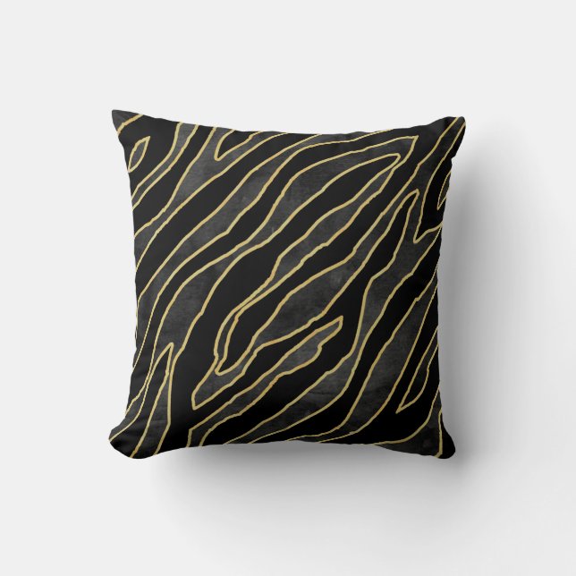 Abstrakter Zebrastreifen. Abbildung Kissen (Vorderseite)