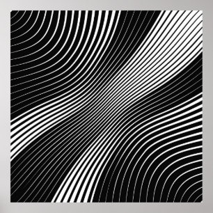 Abstrakter, zerklüfteter Diagonal Hintergrund. Vin Poster
