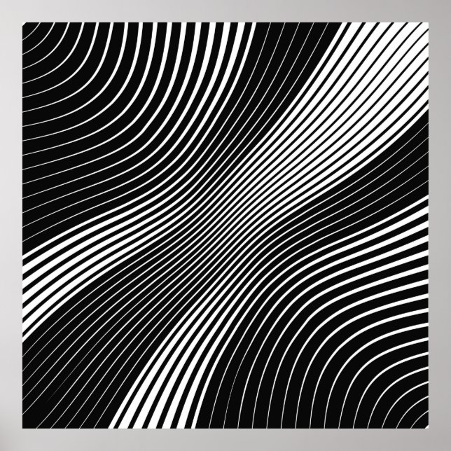 Abstrakter, zerklüfteter Diagonal Hintergrund. Vin Poster (Vorne)