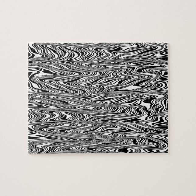 Abstrakter Zigzag-Swirl (Horizontal)