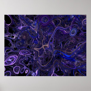 Abstraktes #147b poster