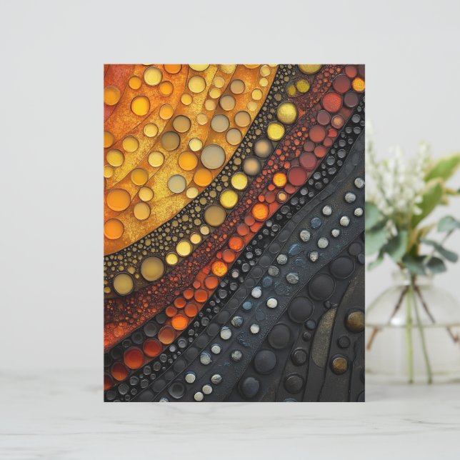 Abstraktes 3D-Design-Scrapbook (Stehend Vorderseite)