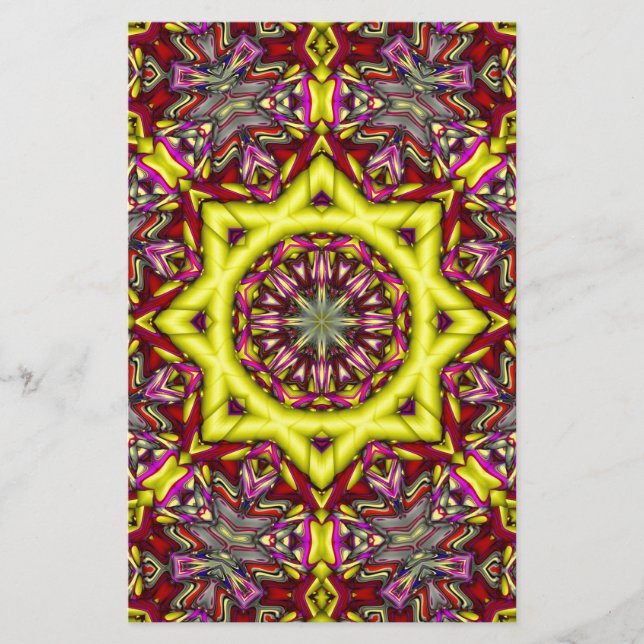 abstraktes 3D-Muster (Vorderseite)