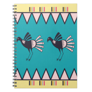 Abstraktes afrikanisches Kunstdesign. Handgezogene Notizblock