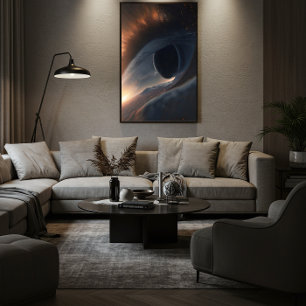 Abstraktes, alles sichtbares Auge Poster