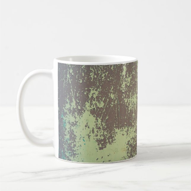 Abstraktes Aluminium Kaffeetasse (Links)