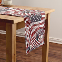 Abstraktes amerikanisches Rot-Weiß-Blau-Flaggenmot