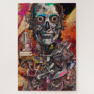Abstraktes anatomisches Cyborg