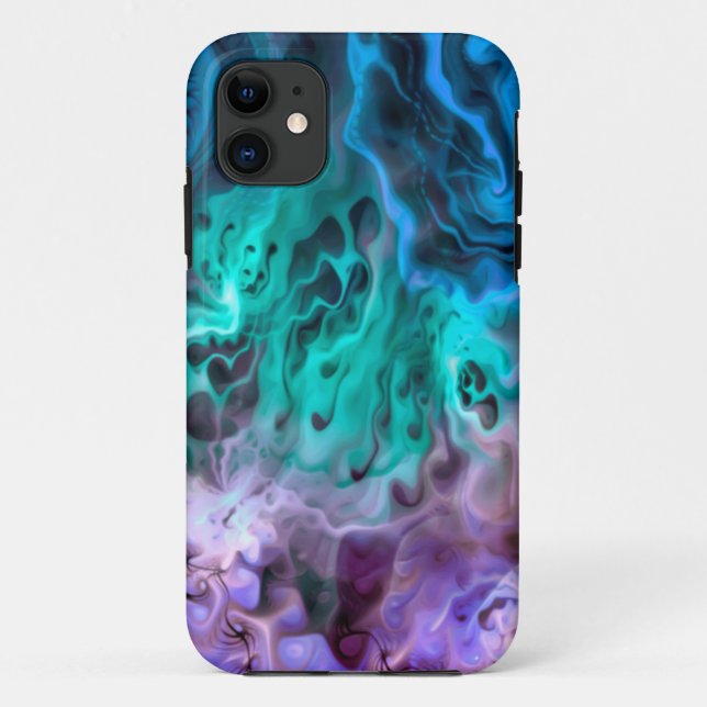 Abstraktes Apophysis-Fraktal I Case-Mate iPhone Hülle (Rückseite)
