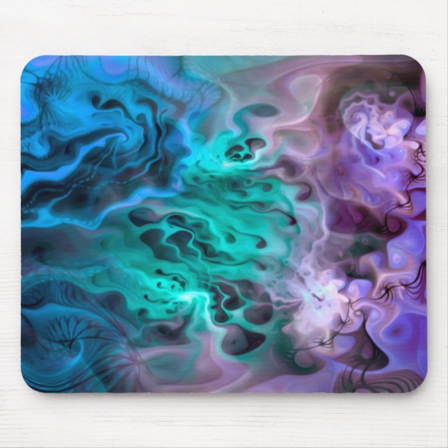 Abstraktes Apophysis-Fraktal I Mousepad (Vorne)