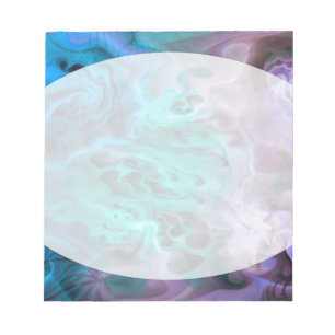 Abstraktes Apophysis-Fraktal I Notizblock