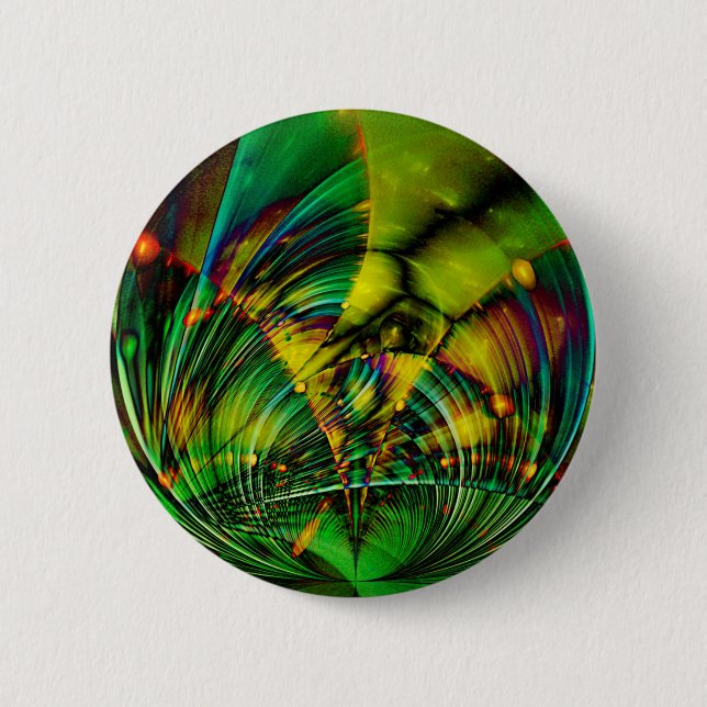 Abstraktes Apophysis-Fraktal II Button (Vorderseite)