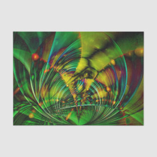 Abstraktes Apophysis Fraktal II + Ihr Text & Ihre Seidenpapier