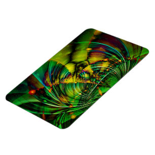 Abstraktes Apophysis-Fraktal II Magnet