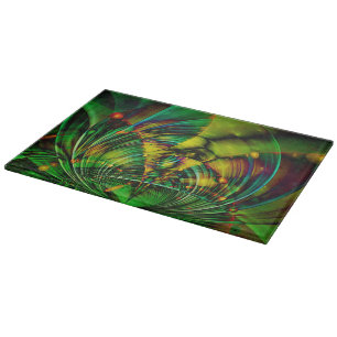 Abstraktes Apophysis-Fraktal II Schneidebrett