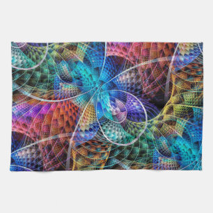 Abstraktes Apophysis-Fraktal X Handtuch