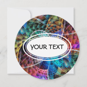 Abstraktes Apophysis-Fraktal X + Ihr Text