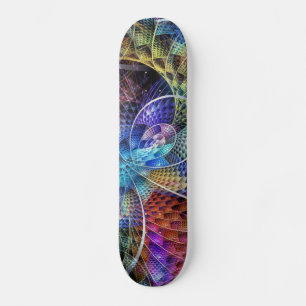Abstraktes Apophysis-Fraktal X Skateboard