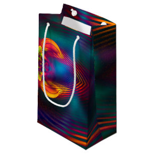 Abstraktes Apophysis-Fraktal XI + Ihre Idee Kleine Geschenktüte