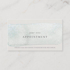 Abstraktes Aqua Silver Stoke Wasserfarbene Verabre Visitenkarte