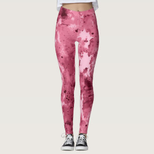 Abstraktes Aquarell-Grunge: Tarnmuster. Leggings