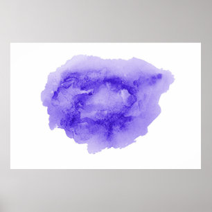 Abstraktes Aquarellbild mit flüssigem Hintergrund Poster