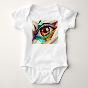 Abstraktes Auge Baby Strampler