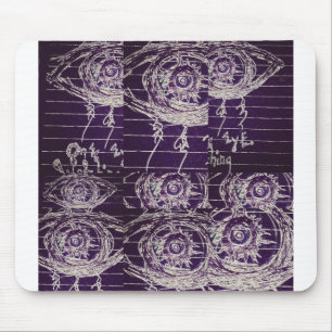 Abstraktes Auge Mousepad
