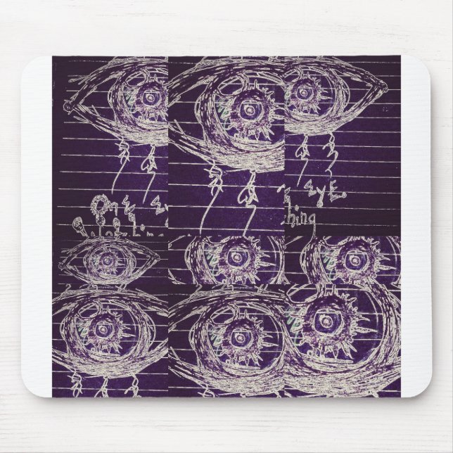 Abstraktes Auge Mousepad (Vorne)