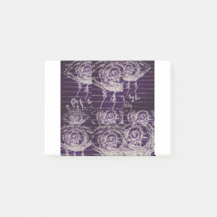 Abstraktes Auge Post-it Klebezettel