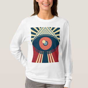 Abstraktes Augendesign T-Shirt