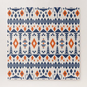 Abstraktes Aztec geometrisches, nahtloses Muster.
