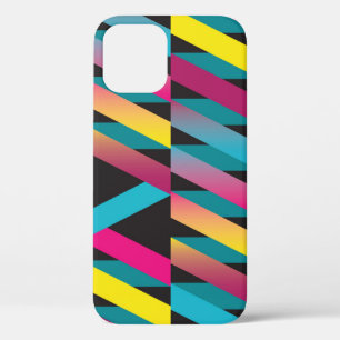 Abstraktes Band: Farbige geometrische Vintage-Opti Case-Mate iPhone Hülle