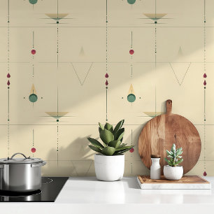 Abstraktes Bauhaus Minimalistisch Tapete