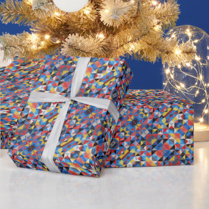 Abstraktes Bauhaus-Muster Kunst Geschenkpapier