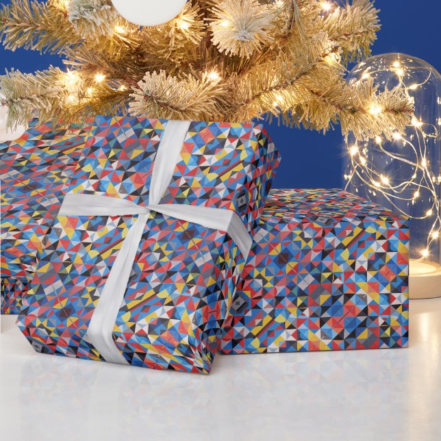 Abstraktes Bauhaus-Musterkunstpapier Geschenkpapier (Feiertage)